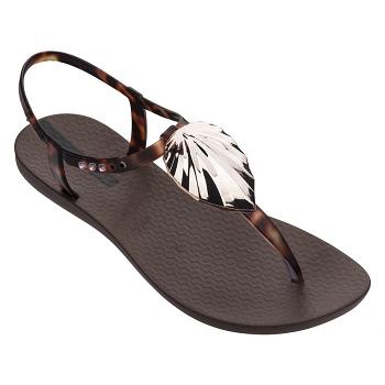 Ipanema Sandals Women Leaf Shine Taupe 651870WUO Ireland